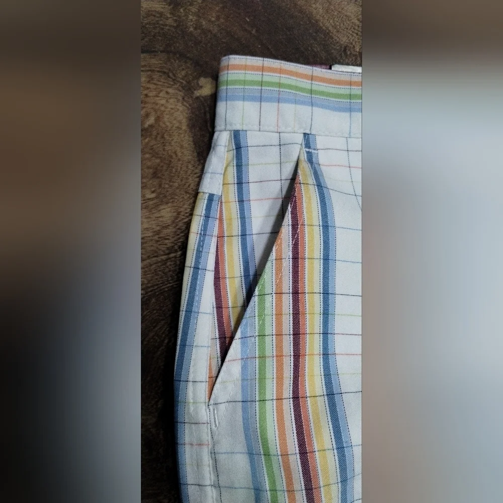 PWT Juniors (11) Multicolor Striped Shorts